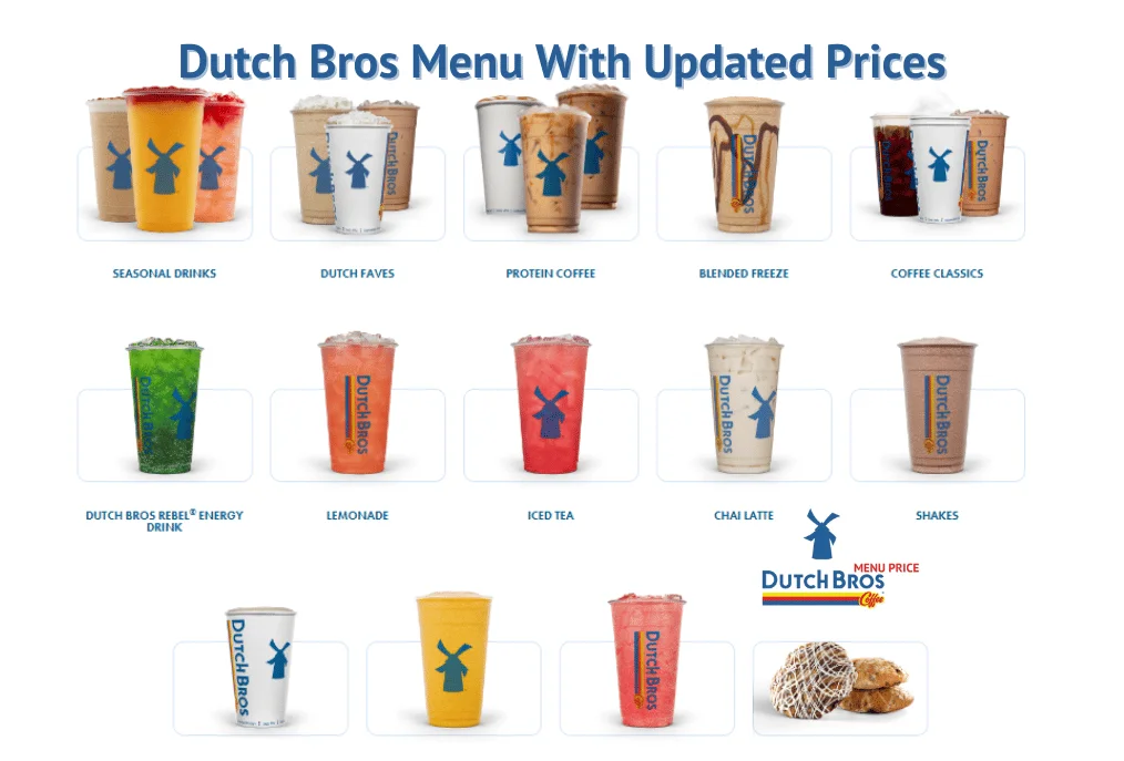 Dutch Bros Menu With Prices (February) 2025